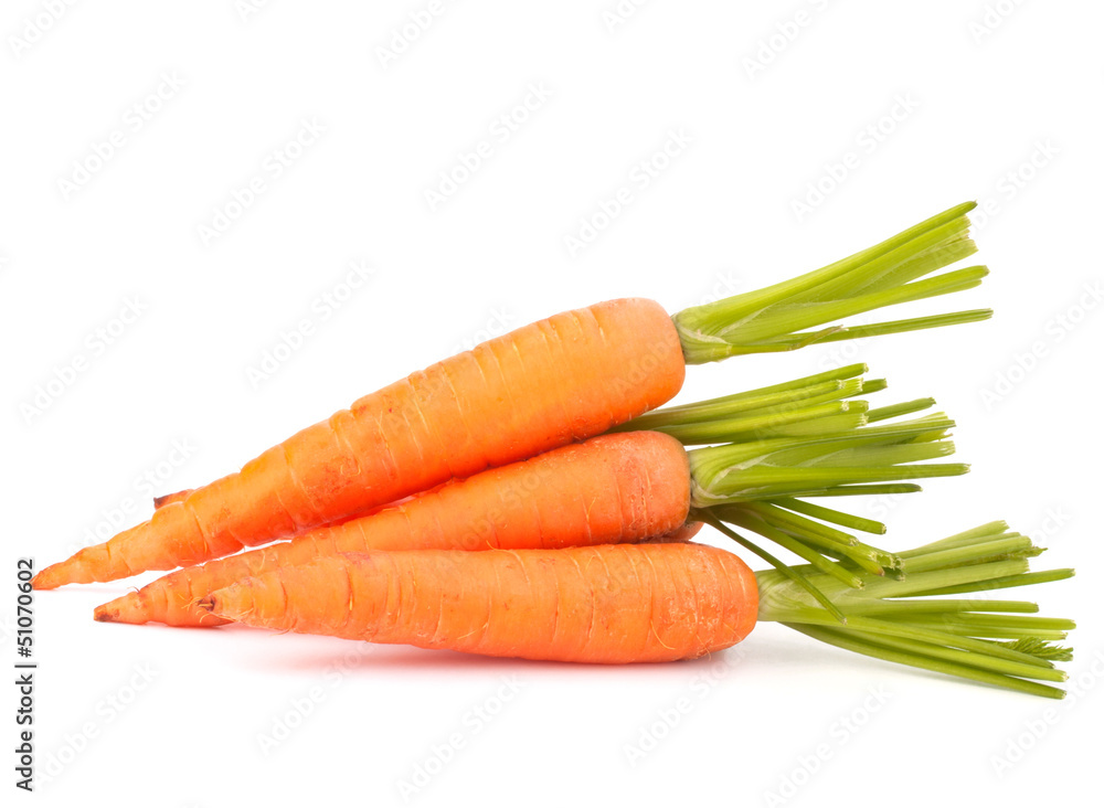 Carrot vegetable with leaves Carrot vegetable with leaves