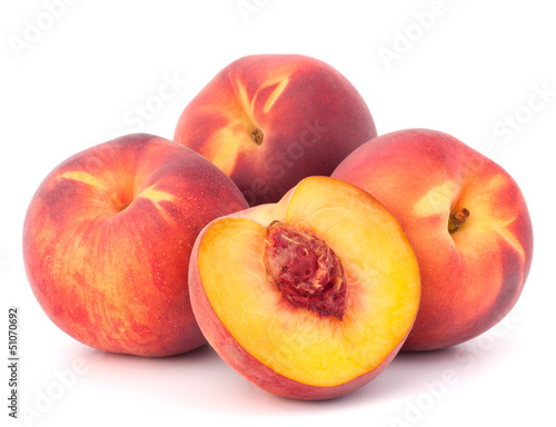 Ripe peach fruit