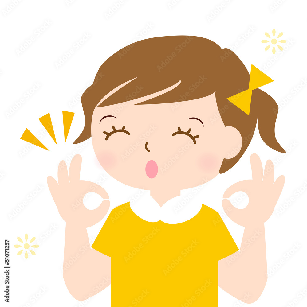 女の子　女児　OK 了解