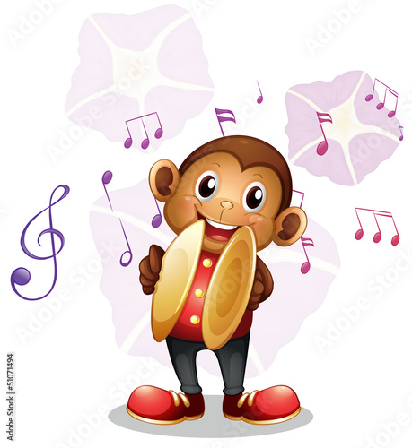 A musical monkey