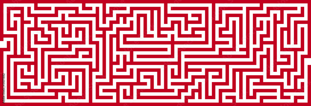 Simple Maze Cutout Simple Maze Cutout