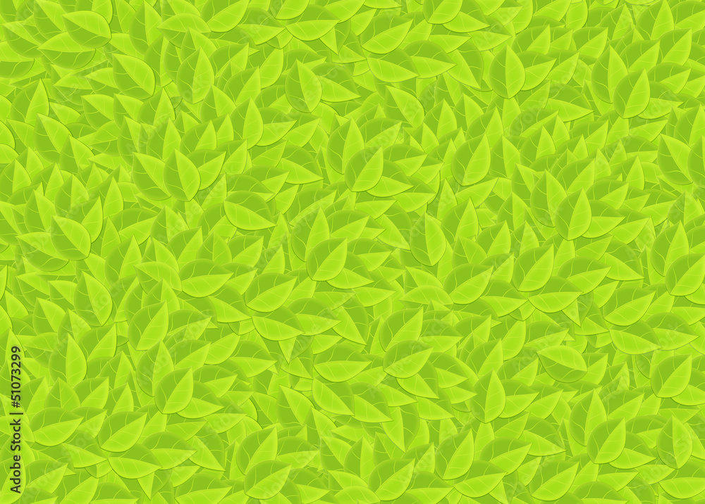 Green leaves background illustration Green leaves background illustration