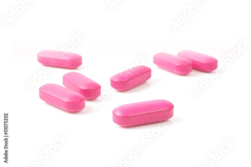 Obraz na płótnie Pink pills