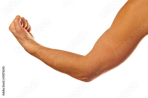 Fényképezés Man's muscular arm