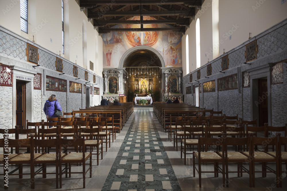 Interno del Santuario di Castelmonte, Friuli