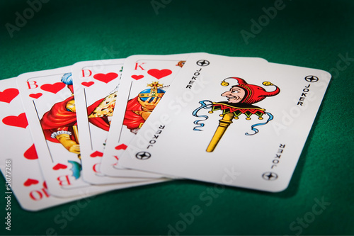 Kartenspiel mit Joker