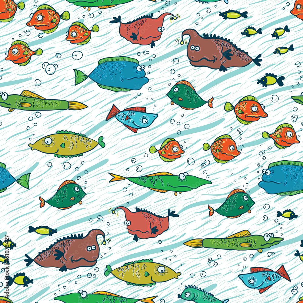 Fish seamless Fish seamless