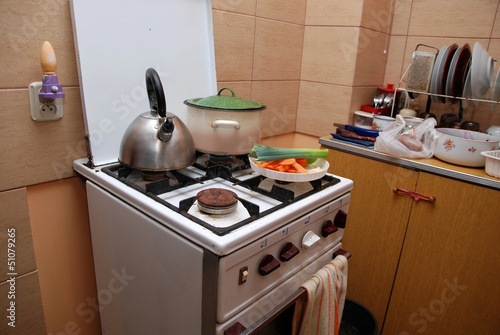 A gas stove photo