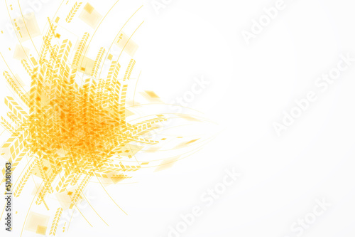 abstract bright gold computer line technology business backgroun