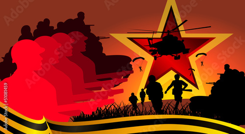 Postcards from the army on May 9
