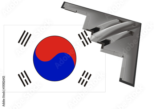 Flugzeuge über Korea