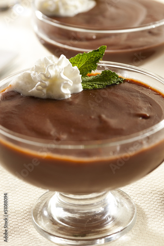 Hot Homemade Chocolate Pudding