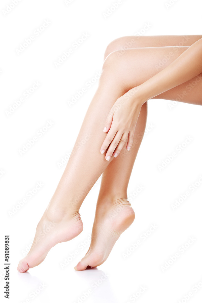 Beautiful fit long female legs Beautiful fit long female legs