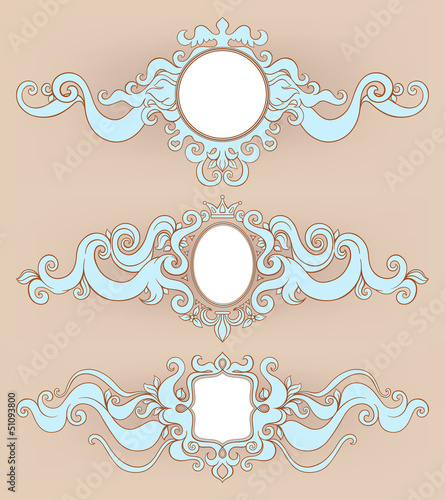 three beautiful frames