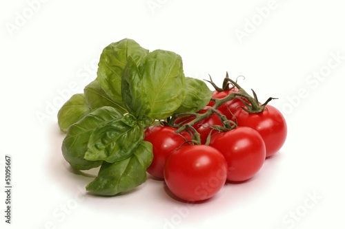 Tomaten und Basiikum