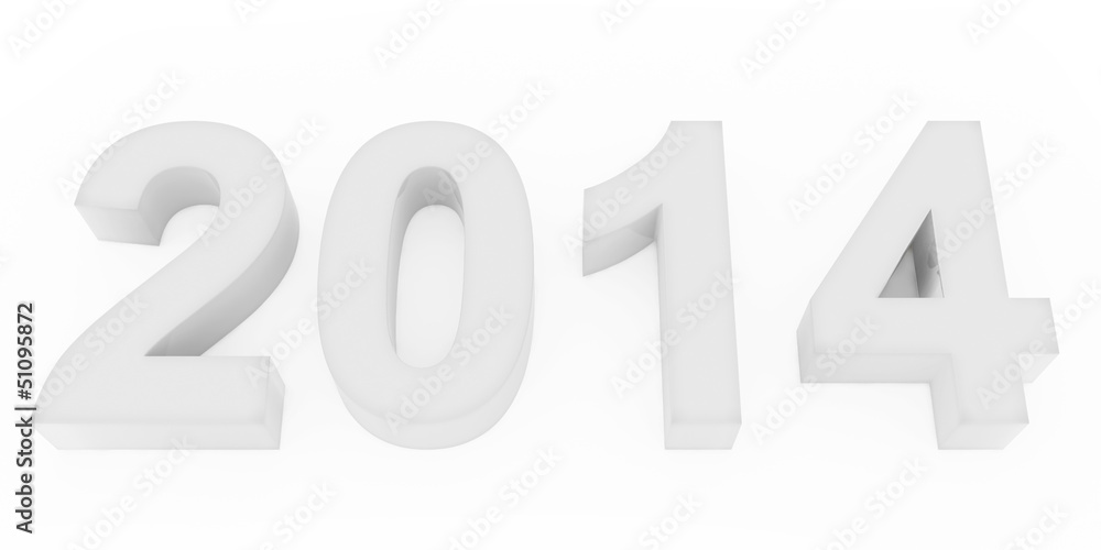 year 2014 white year 2014 white