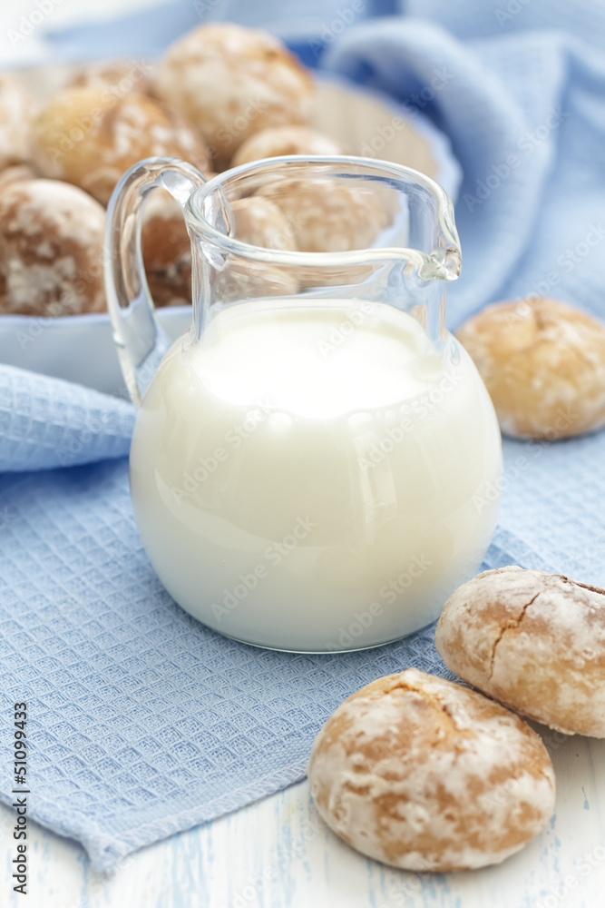 Milk and gingerbread