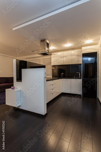 Minimalist apartment - kitchen
