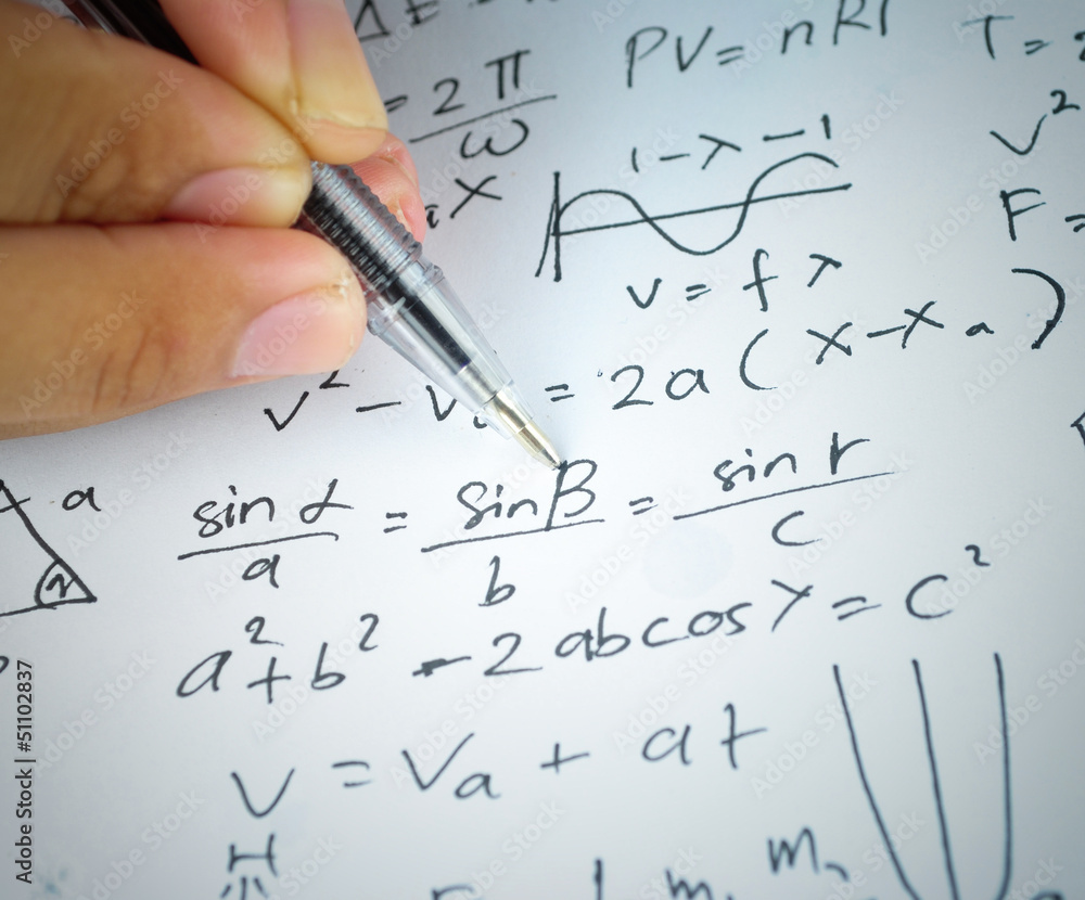 Writing various high school maths and science Writing various high school maths and science
