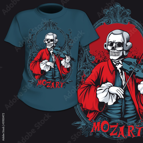 T-Shirt Print Skull