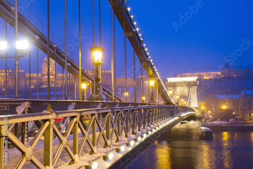 Chain Bridge,  Budapest, Hungary
