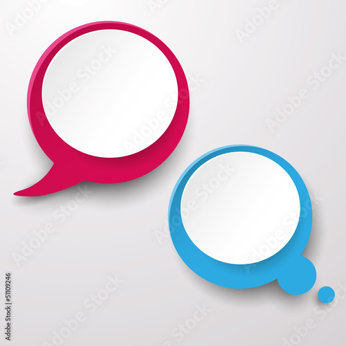 Speech and Thought Bubble Labels