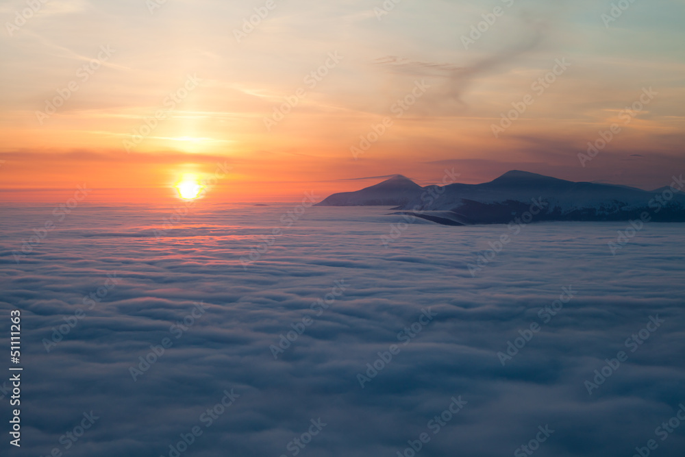 Photograph taken above the clouds