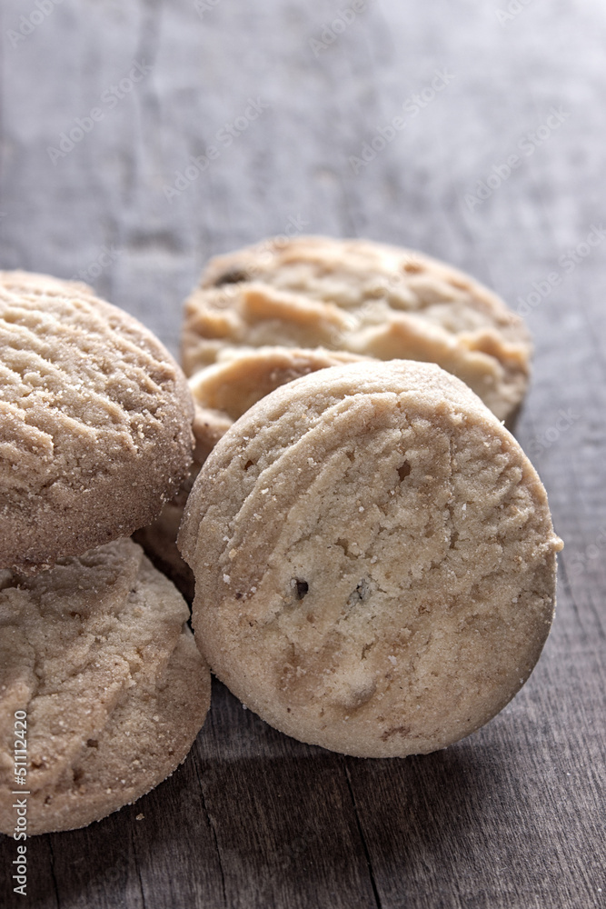 Cookies on table Cookies on table