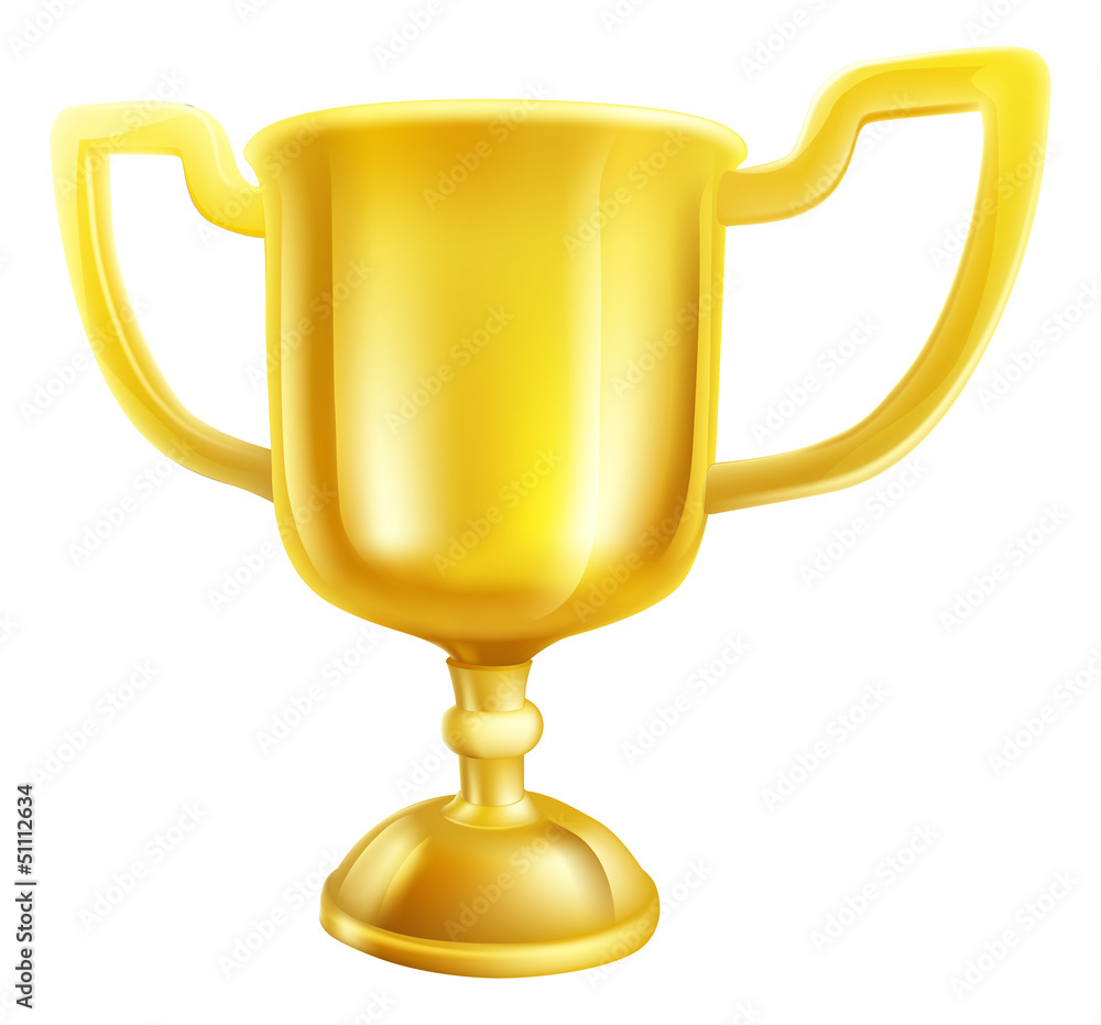 Gold Trophy Illustration Gold Trophy Illustration