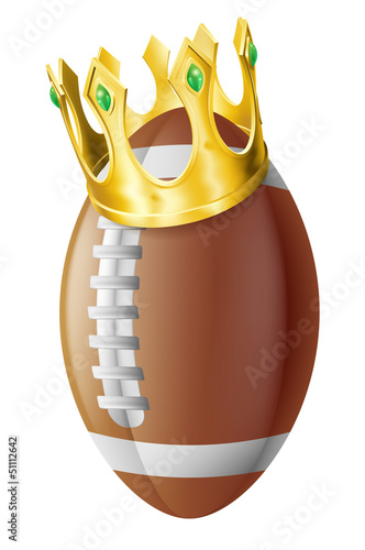 King of football illustration