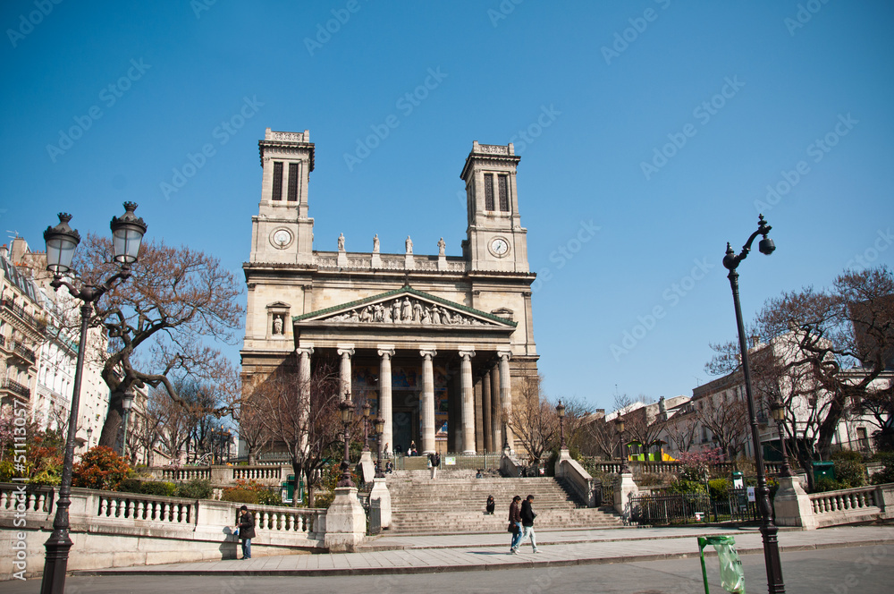 Obraz premium église Saint-Vincent de Paul à Paris