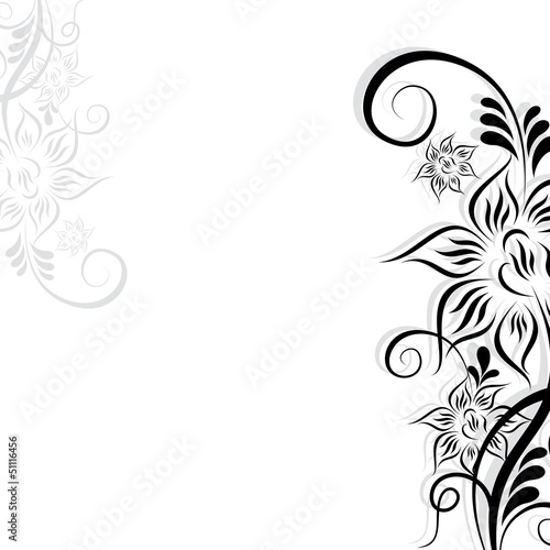 Abstract flower backgroundstock vector photo
