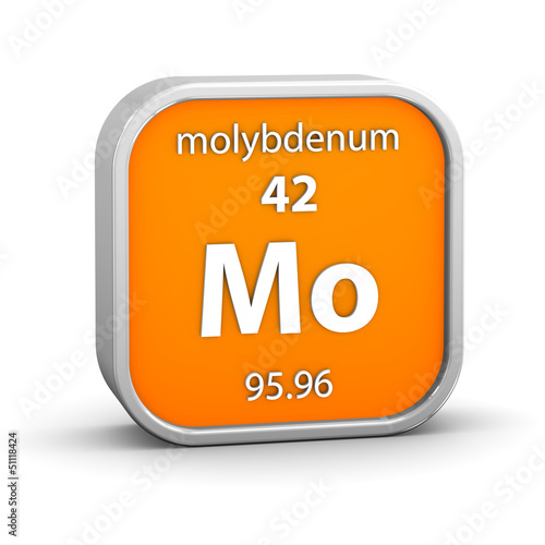 Molybdenum material sign