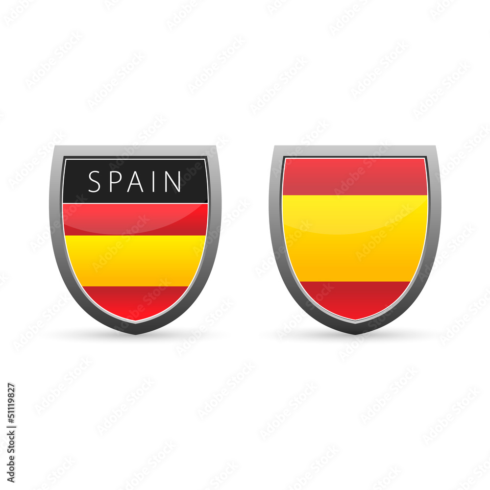 Spain flag emplem Spain flag emplem