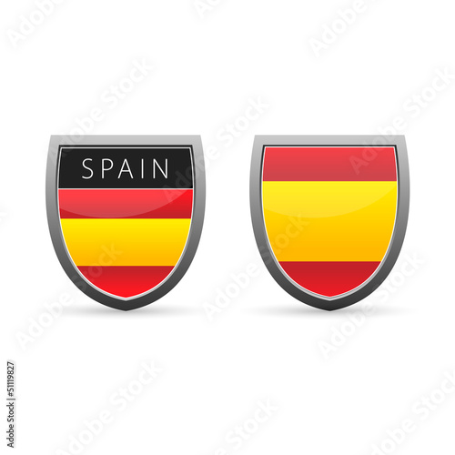 Spain flag emplem