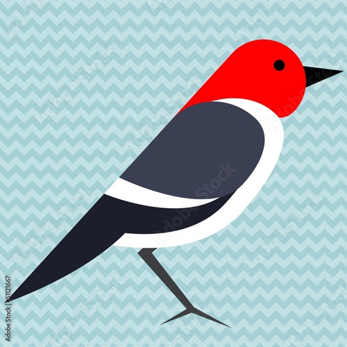 red headed woodpecker