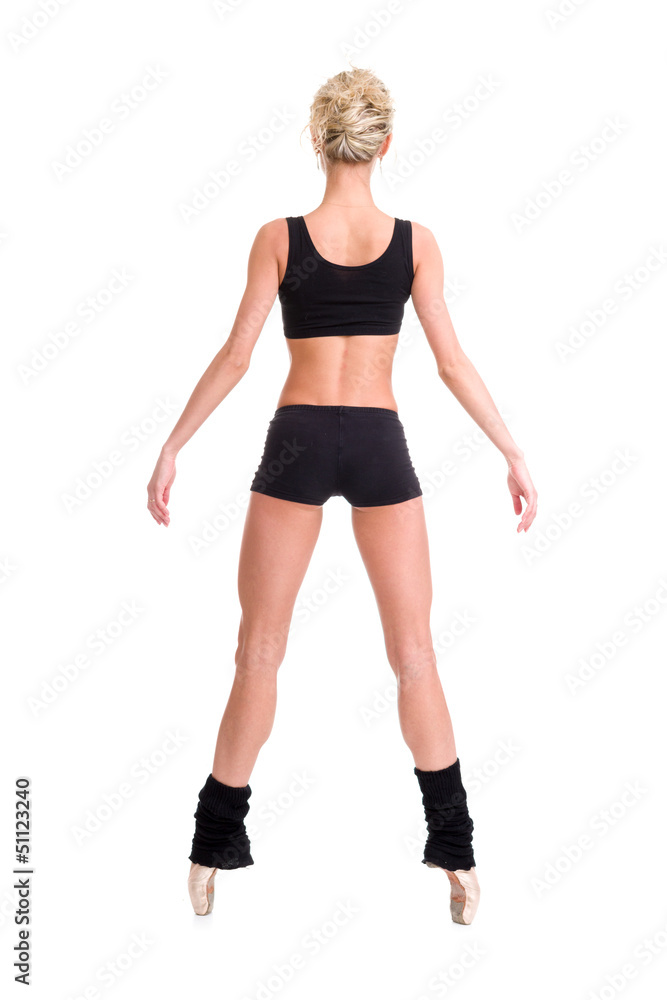 Young fitness woman doing exercise Young fitness woman doing exercise