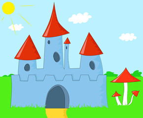 Fototapete Schloss The Magic Castle  © NataliyaF
