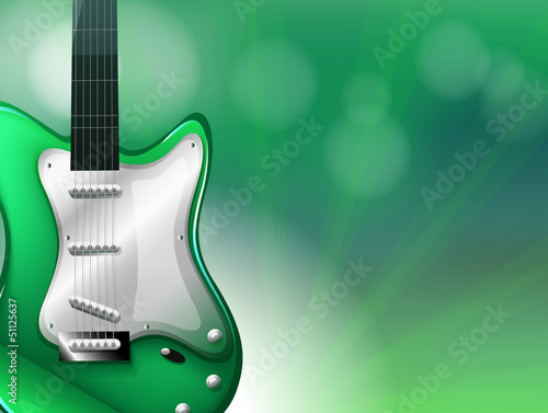 A stationery with a guitar