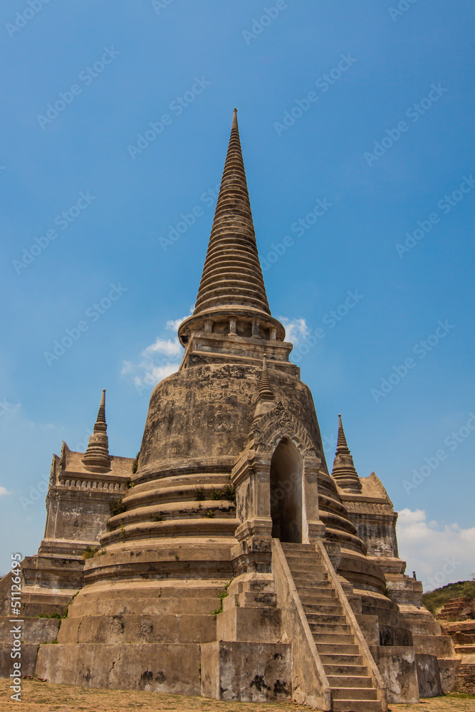 pagoda of wat phra sri sanphet