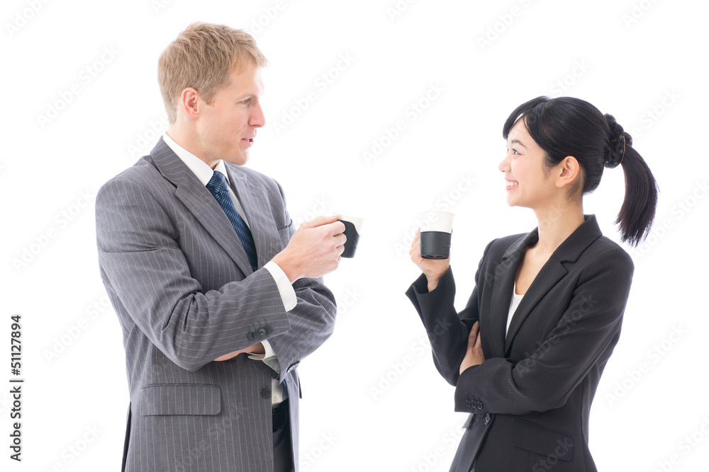 global business image on white background global business image on white background