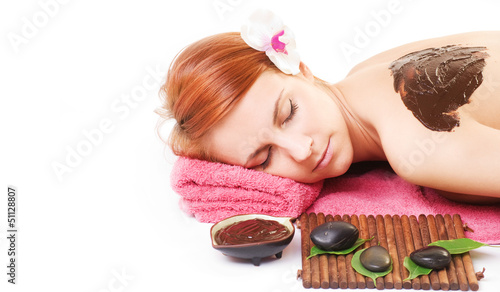 Chocolate massage in the SPA