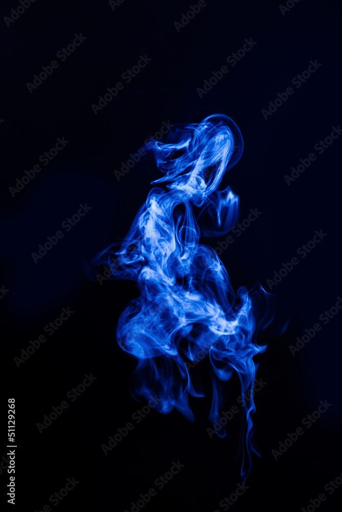 smoke isolated on a black background smoke isolated on a black background