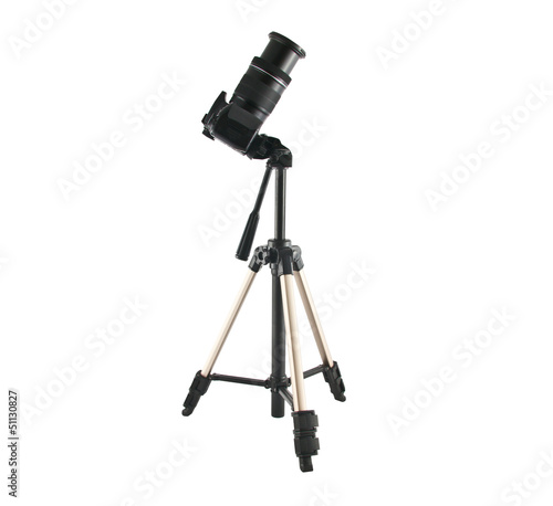 a tripod for video and photo shoot with a camera
