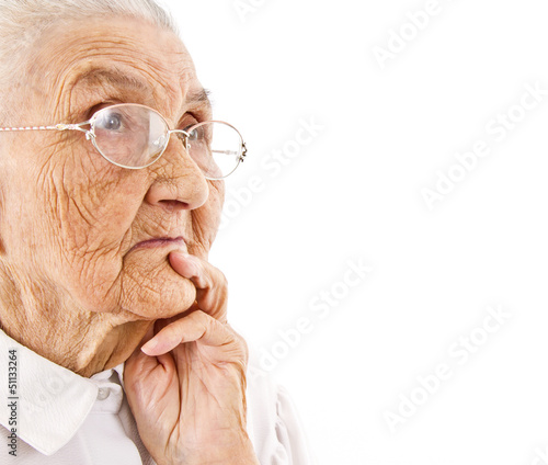 old lady;s portrait