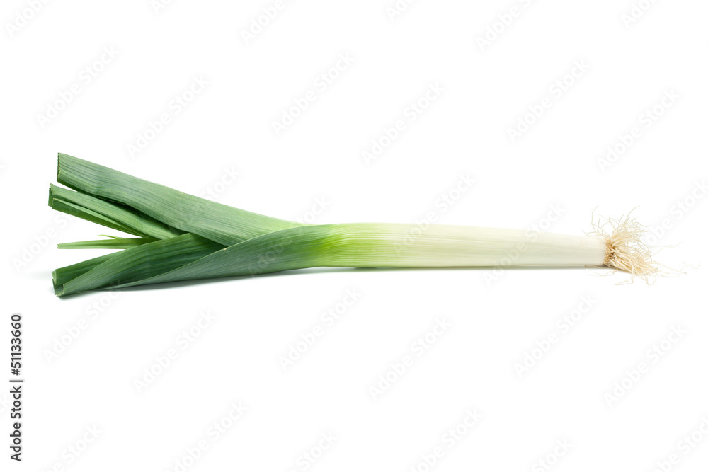 Single isolated Leek