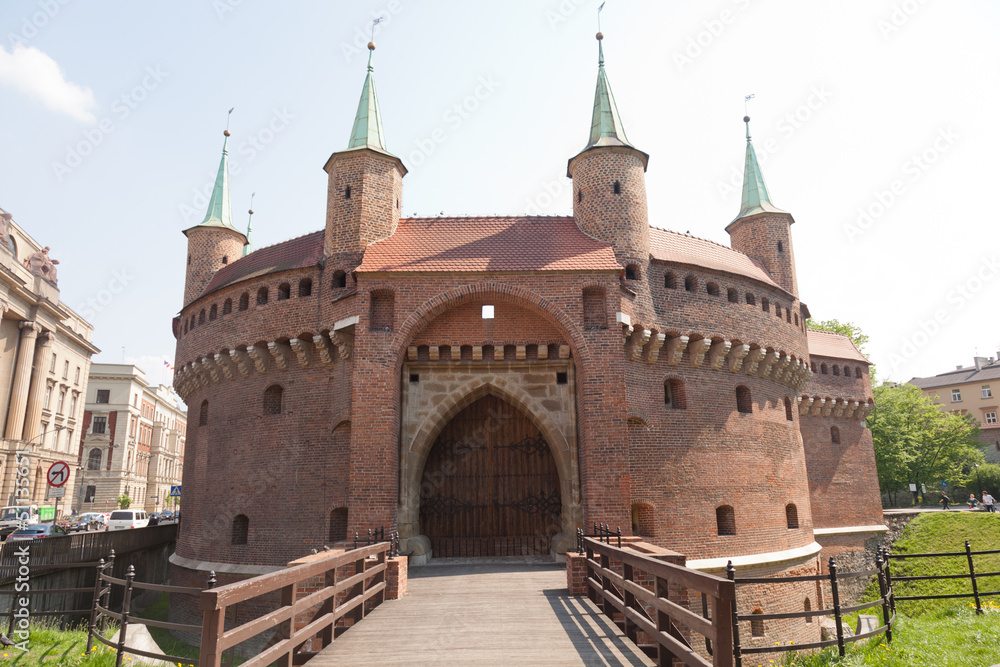 Fototapeta premium Kraków barbican