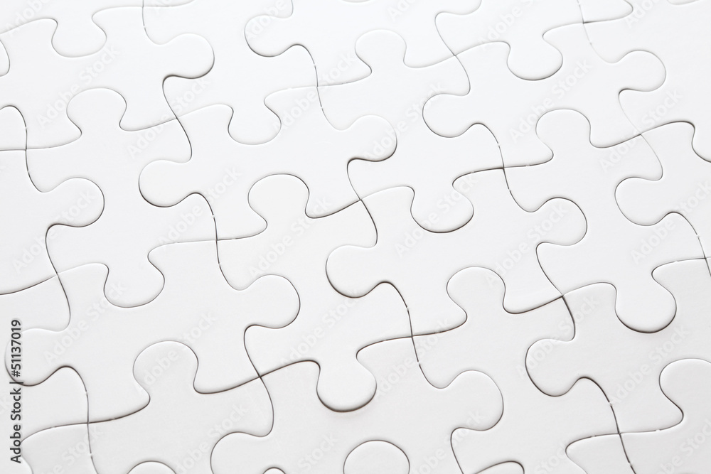 white jigsaw puzzle