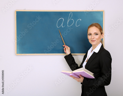 Portrait of teacher woman n...