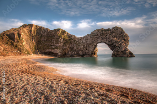 Durdle Dor a rock arch Dorset England photo